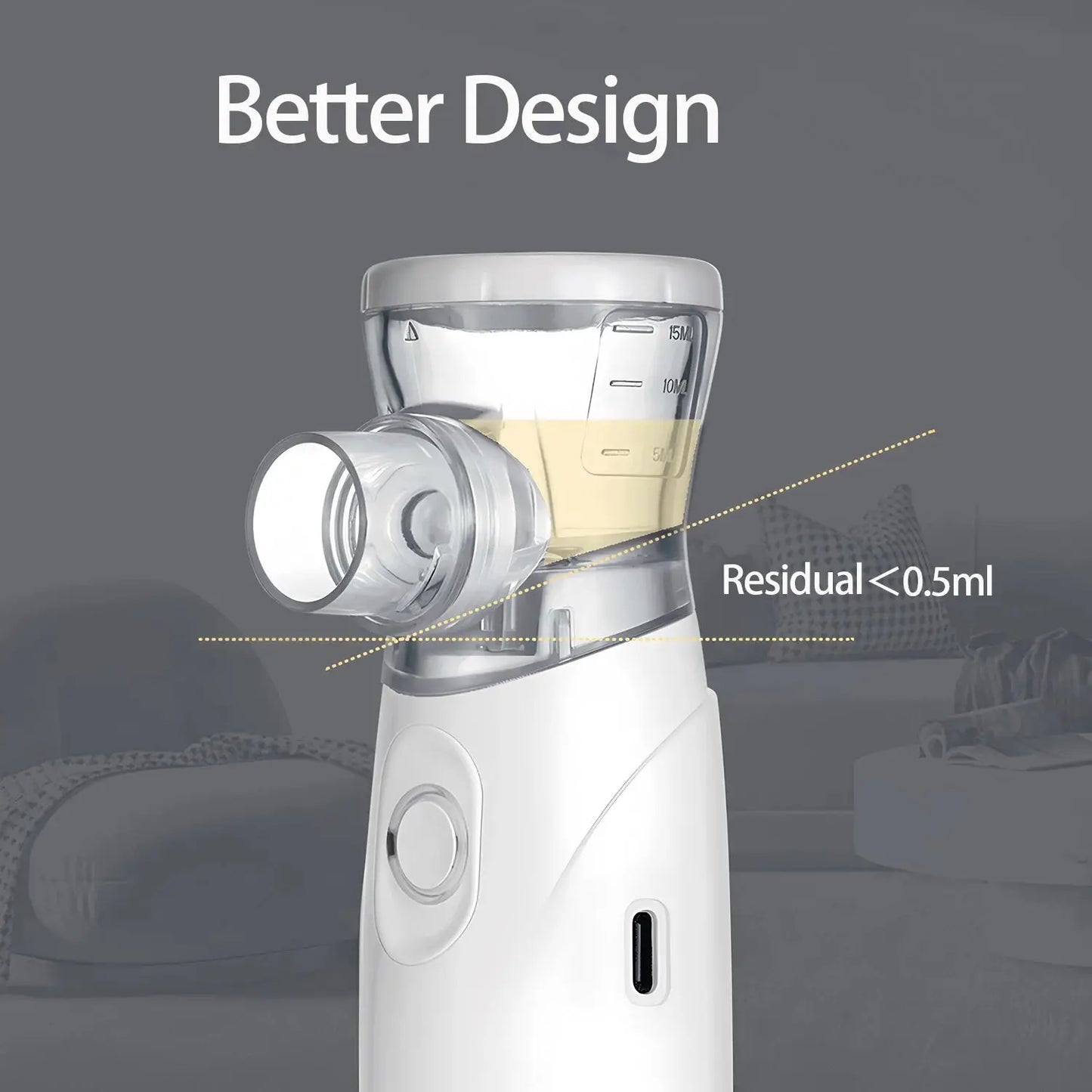 Whisper-Silent Portable Nebulizer