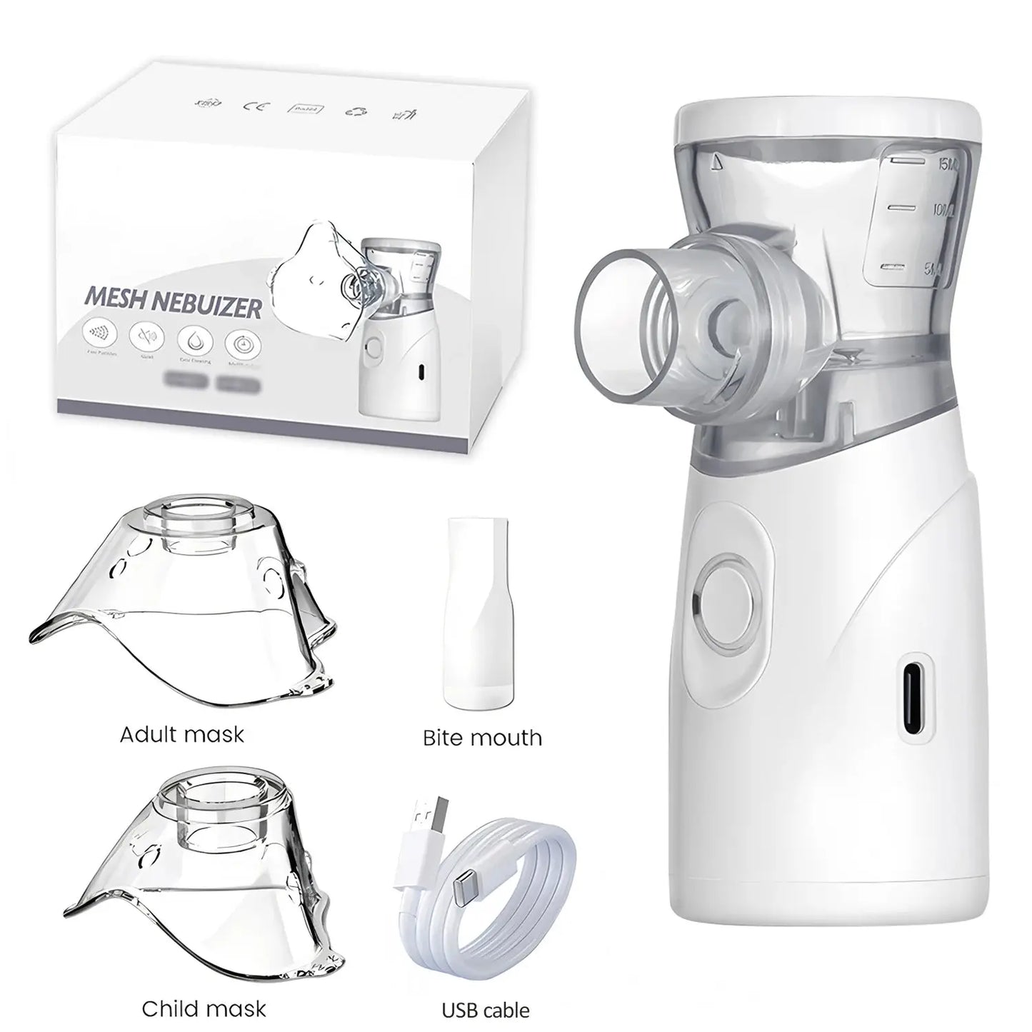 Whisper-Silent Portable Nebulizer